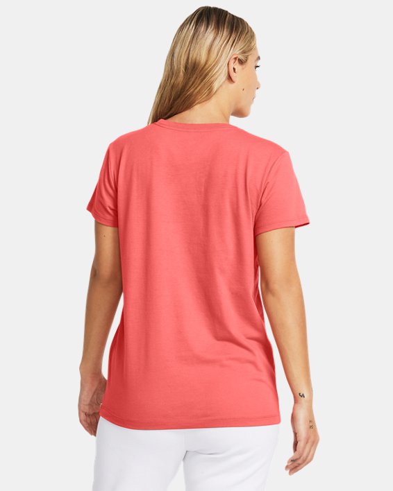 Camiseta de manga corta con estampado UA Sportstyle para mujer, Pink, pdpMainDesktop image number 1